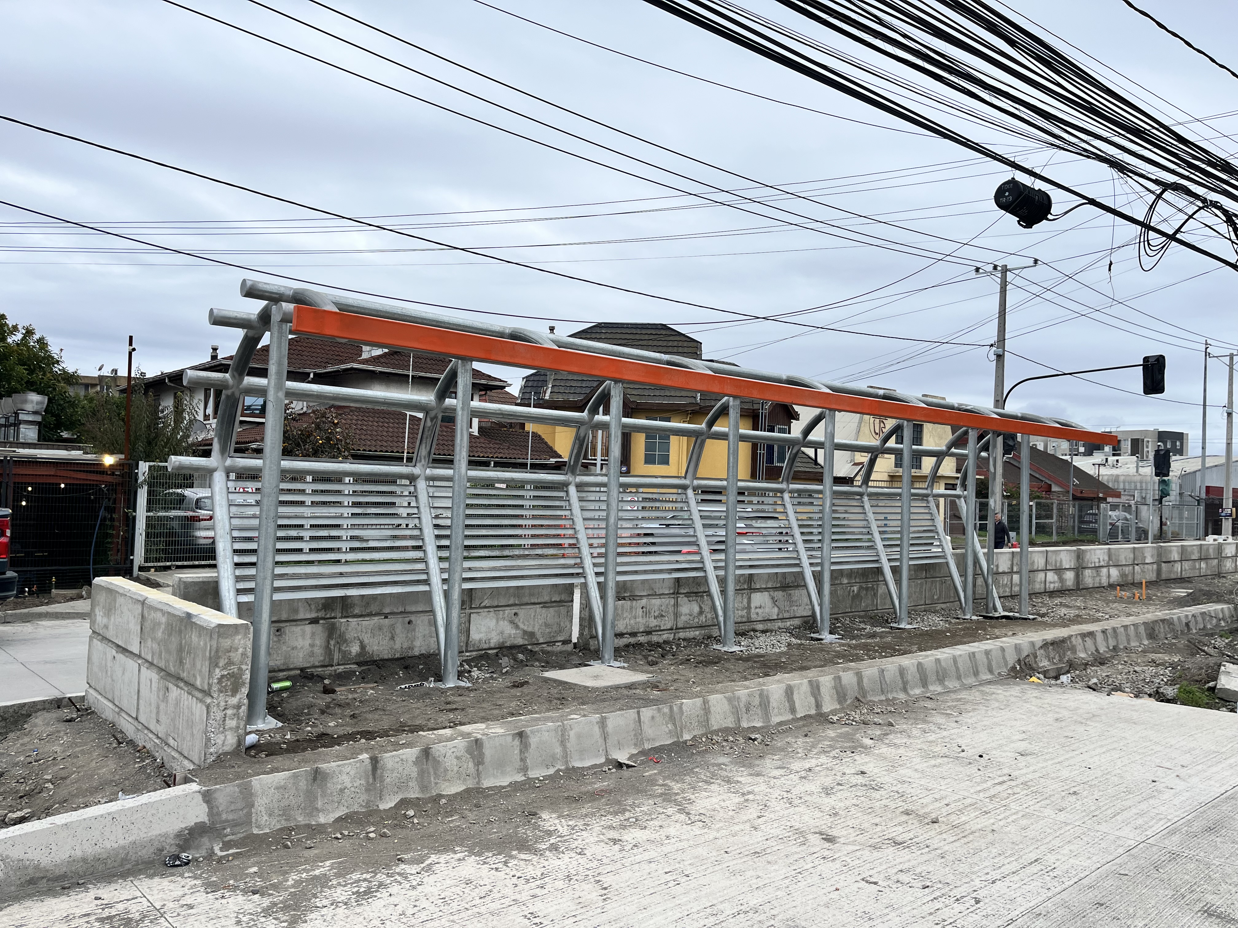 Obra Vial - construcción industrial Chile